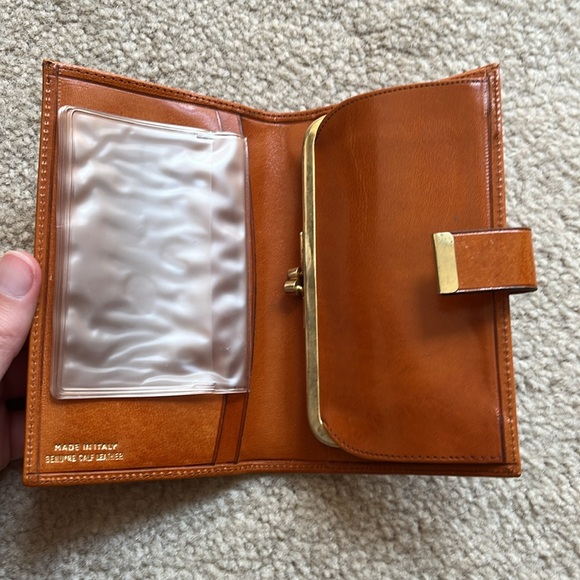 NWOT Vintage Genuine Calf Leather Wallet with Snap Closure and Change Purse - Picture 5 of 14